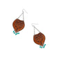 Blazing Mesa Hand-Tooled Leather Earrings