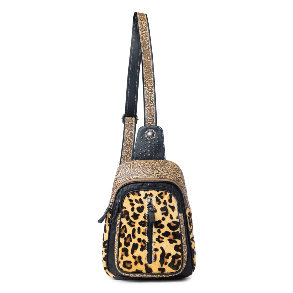 Jaguar Trail Hand-tooled Fanny Pack Bag