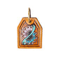 Rising Blooms Hand-tooled Key Fob