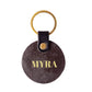 Trail Horse Hand-tooled Key Fob