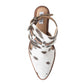 Myra Beth Jane Hairon Leather Boots - Handtooled Ankle Strap Brunch Boots for Bold Cowgirl Vibes