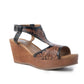 Talitha Hand-Tooled Wedge Shoe