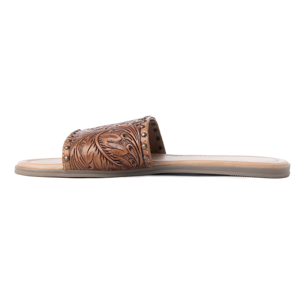 Ellie Hand-Tooled Sandals