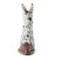 Myra Flossie Hairon Boots for Women - Mid Top Heels with Handtooled Details for Western Carnival Flair