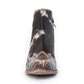 Myra Margie Leather Boots for Women - Hairon Ankle Boots with Handtooled Leather Details for Carnival Sundowns