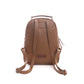 Myra Steer Creek Hairon Backpack for Women – Handtooled Leather, Cowhide Front Pocket, Rustic Western Charm