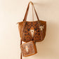 Age of the Steer Hand-Tooled Bag