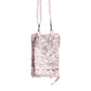 Wild Chic Phone Case Bag in Silver Fleck Pink
