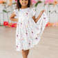 Fairy Princess Flutter Sleeve Twirl Dress