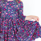 Flower Farm 3/4 Sleeve Pocket Twirl Dress