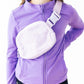 Lavender Fleece Belt Bag