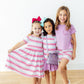 Pastel Stripes S/S Pocket Twirl Dress