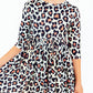 Wild One 3/4 Sleeve Pocket Twirl Dress