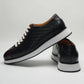 Original Men's Designer Casual Sneakers | Genuine Leather Plaid Derby Skateboard Shoes (Height Increasing)