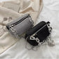 Allover Rhinestone Bucket Bag | Glitter Chain Prom Purse & Women's Mini Crossbody Bag (Sparkling Evening Handbag)