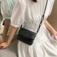 Fashion Brand Women's Small Crossbody Bag | Lightweight PU Leather Messenger Bag (Flap Handbag Purse, Summer Travel Bag for Female)