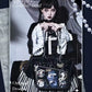 New Original Spicy Girl Cool Ita Bag | Large Capacity Transparent Pain Layer Crossbody Bag with Love Chain (Ulzzang Shoulder Bag)