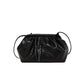 Small Luxury Design Women's Leather Silver Cloud Bag | Gold Crossbody & Ladies Party Clutch Purse (Sequined, Ruched Handbag)