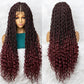 Goddess Box Braids Wig | Curly Ends | Full Lace | Crochet Hair | Black Women