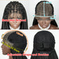 36" Water Wave Braided Wig | Lace Front | Baby Hair | Long Braids