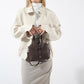 Square Compact Shoulder & Crossbody Bag | Unique Design High Quality Handbag for Women (Designer Style Bolso)