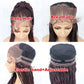 Kima Cornrow & Bantu Knot Braided Wig | Stitch Braids | Full Lace | Heat-Resistant Synthetic Hair