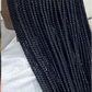 36" Blonde Cornrow Box Braided Wig | 613 Synthetic | Full Lace Front | Side Part | For Women