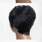 Rebecca Burgundy Red & Blonde Pixie Bob Wig | Short Straight Glueless Human Hair with Bangs