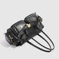 Vintage Underarm Bag for Women | Soft Split Leather Multi-Pocket Shoulder Handbag (Luxury Designer, Half Moon Shape)
