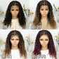 Short Bohemian Box Braids Wig | Full Lace | Curly Ends | Baby Hair | Synthetic Boho Wig