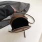 Round Crossbody Bags for Women | High Quality PU Leather Designer Shoulder Bag & Female Clutch Purse (Solid, Soft)
