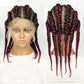 KIMA Full Lace Cornrow Box Braids Wig | Versatile Braiding Styles
