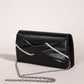 Hand Clutch Bag & Evening Clutch Bag for Women | Sparkling Crystal Rope Ruched Handbags & Glitter Envelope Purse for Party Girls
