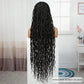 36" Long 613 Blonde Knotless Box Braids Wig | Full Lace Frontal Twist