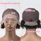 Ombre 1B/27 Pixie Cut Wigs Human Hair Curly Brazilian Virgin Hair 13x1 Transparent Lace Front Short Bob 180% Density