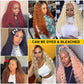 360 & 13x4/13x6 HD Lace Front Wig | Bone Straight | Brazilian Remy Hair | Transparent Lace
