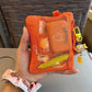 Travel Makeup Storage Bags | New Mesh Coin Purse & Simple Portable Mini Bag (Multi-purpose Square Bag Double-layer Zipper Card Holder)