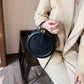 Round Crossbody Bags for Women | High Quality PU Leather Designer Shoulder Bag & Female Clutch Purse (Solid, Soft)