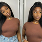 13x4 HD Lace Front Kinky Straight Wig | Long | Brazilian Virgin Hair | Pre-Plucked | Natural Hairline