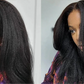 13x4 HD Lace Front Kinky Straight Wig | Long | Brazilian Virgin Hair | Pre-Plucked | Natural Hairline