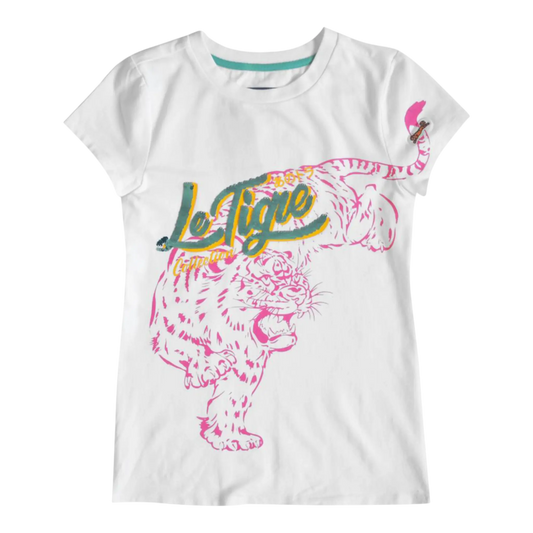 Le Tigre Mia Sequence T-Shirt Women’s – White/Pink