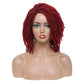 10" Ombre Dreadlock Wig | Sister Locs | Faux Locs Crochet Braids | Synthetic Twist Hair