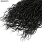 Goddess Faux Locs Crochet Hair | 18" Soft Curly Braids | Ombre Dreadlocks Extensions | 24 Strands/Pack