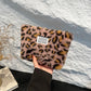 Leopard Print Retro Makeup Bag | Large Capacity Cosmetic Bag & Fashion Portable Storage Bag (Travel Toiletry Bag)