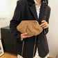 Bohemian Straw Dumpling Clutch Bag | Woven Straw Tote Purse for Women (Summer Beach Bag, Wicker Clutch)