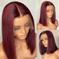 Natural Black Straight Short Bob Wig | 13x6x1 T-Part Lace Front Human Hair (180% Density, Wear & Go)