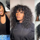 30 Inch Loose Water Wave Wig with Bangs | Full Machine Made Brazilian Remy Human Hair (Natural, All Colors Dyeable)