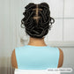 Ginger Orange Bantu Knotless Braids Wig | Full Lace | Baby Hair