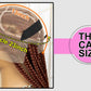 36" Big Knotless Box Braided Full Lace Wig | Cornrow Braiding Wig | Baby Hair | Synthetic Braids | For Women