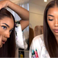 Dark Brown & Ginger Blonde Straight Wig | 13x4 Transparent Lace Front Peruvian Human Hair (Pre-Plucked)